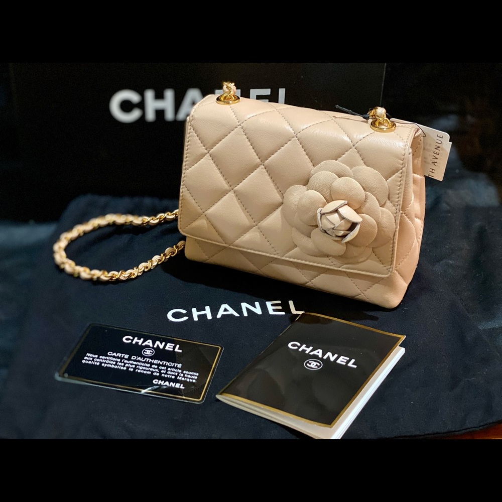 Chanel New with Tag Vintage Camellia Bag